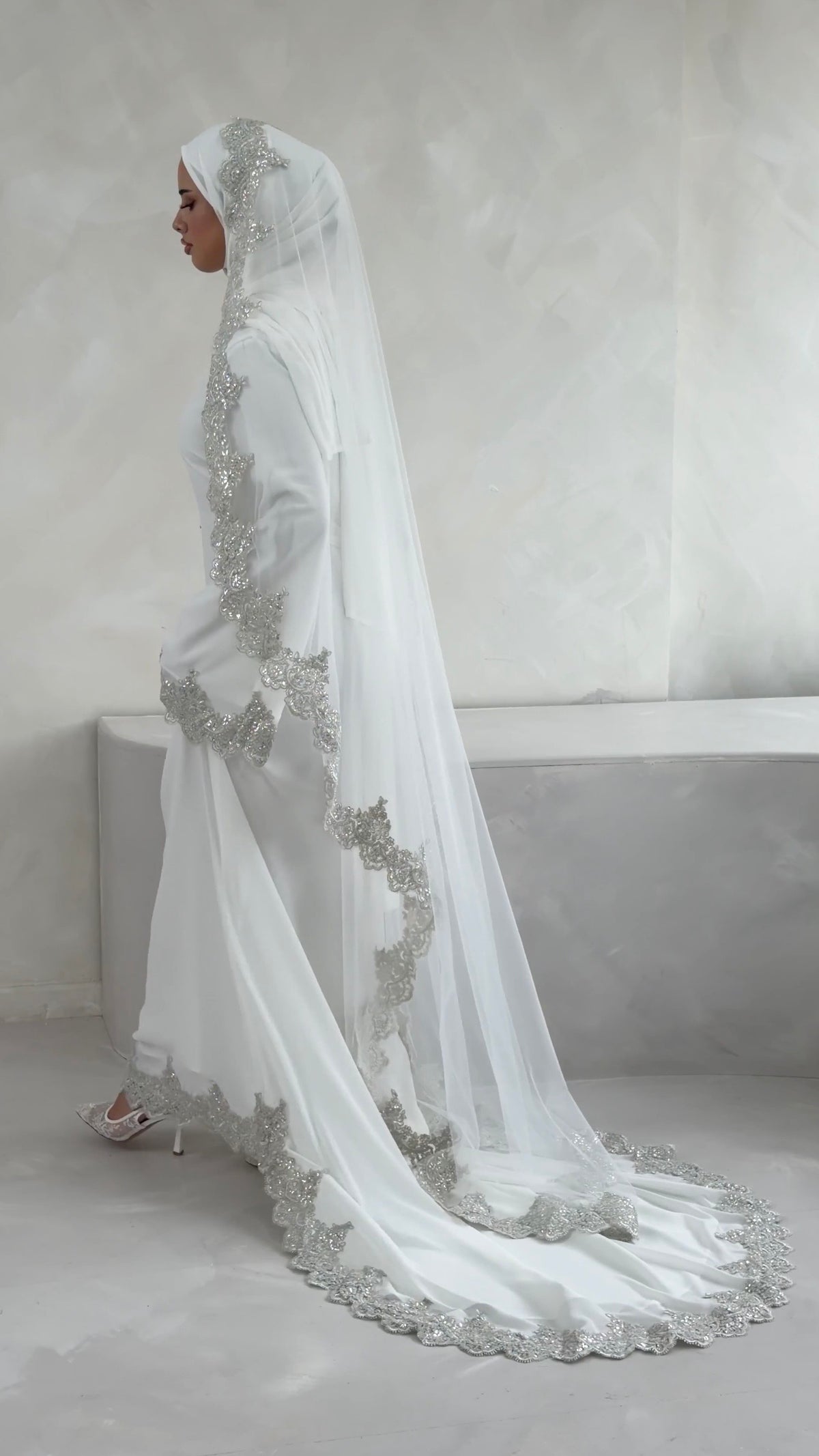 Bella veil - silver